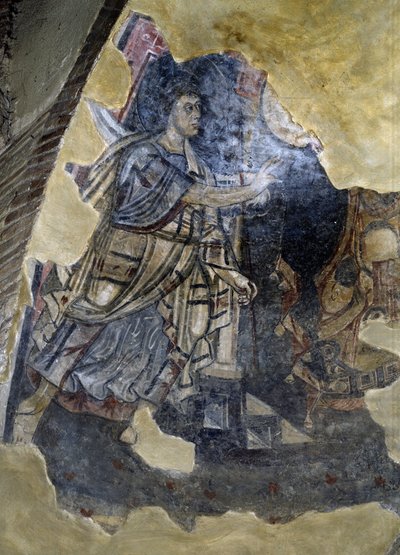 The Annunciation to Zechariah (detail) by Italian School