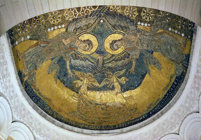 The Ark of the Covenant Supported by Cherubim, from the Semi-Dome of the East Apse by Italian School