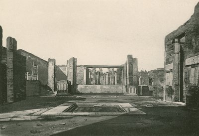 The Atrium of the Cassia House as it is by Italian School