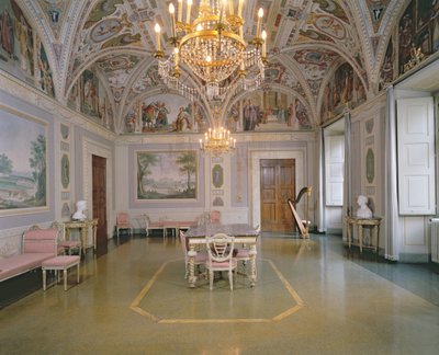 The Audience Room, frescoes painted by Matteo Rosselli in 1623 by Italian School