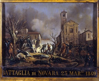 The Battle of Novara, March 23 by Italian School