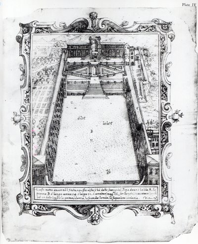 The Belvedere Court at the Vatican Rome, 1581 by Italian School
