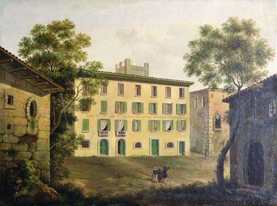 The Birthplace of Napoleon, Ajaccio, Corsica by Italian School