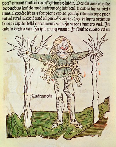 The Constellation of Andromeda, an illustration from the 