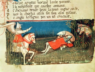 The Death of Roland, from a Venetian Codex by Italian School