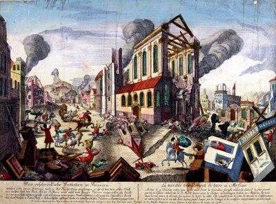 The Earthquake of Messina in 1783 by Italian School