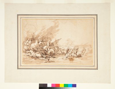 The Flight of Cloelia and Her Companions, 1650-1700 by Italian School