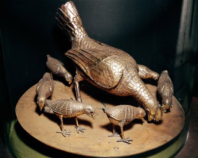 The Golden Hen and her Chicks, given to the cathedral by Queen Theodolinda (d.628) by Italian School