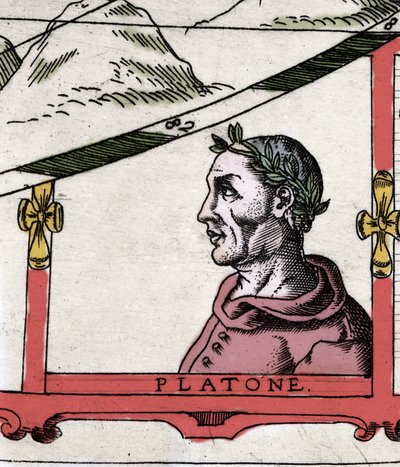 The Greek philosopher Plato (428-348 BC) (detail) by Italian School