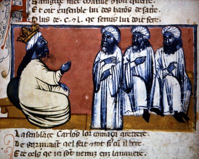 The Last Arab King of Granada, illustration from 