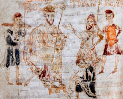 The Lombard King Rothari Published His Edict to Pavia on 22/11/643 by Italian School