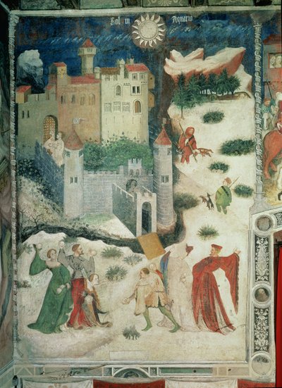 The Month of January by Italian School