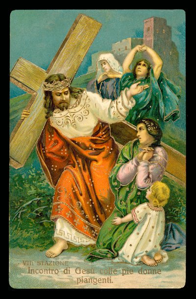 The Stations of the Cross (from a set of 14) by Italian School
