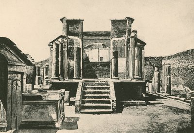 The Temple of Isis as it is by Italian School