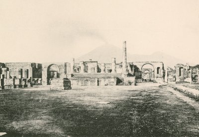 The Temple of Jove in the Civil Forum as it is by Italian School