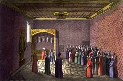 The Throne Room of the Sultan, plate 29 of Part III, Volume I of 