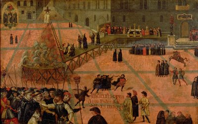 The Torture of Savonarola by Italian School