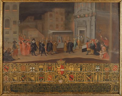 The Translation of the Remains of the Madonna of Provenzano by Italian School