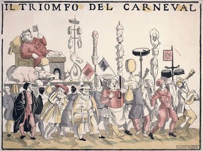 The Triumph of Carnival by Italian School
