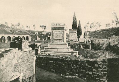 The Ustrinum or Crematorium as it is by Italian School