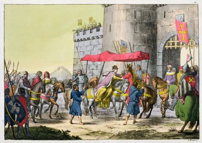 The Wedding of Edward I and Eleanor of Castile, plate 22 from The History of the Nations by Italian School