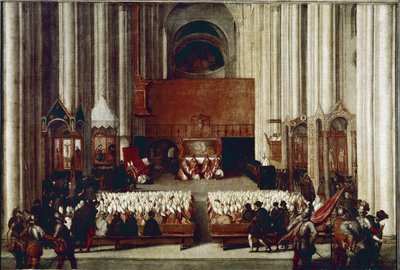 The World Council of Trent by Italian School