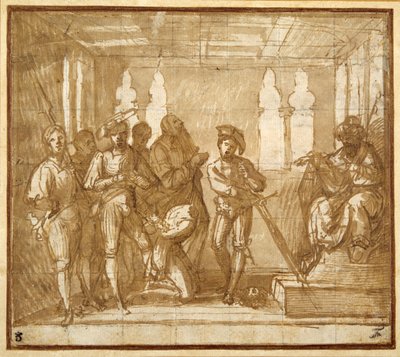 The Beheading of a Saint by Italian School
