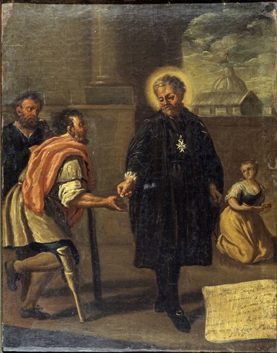The Blessed Garcia Martinez (Garcia Martinez wounded), Neapolitan School by Italian School