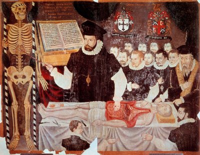 John Banister Giving an Anatomy Lecture at the Barber Surgeons Hall by Italian School