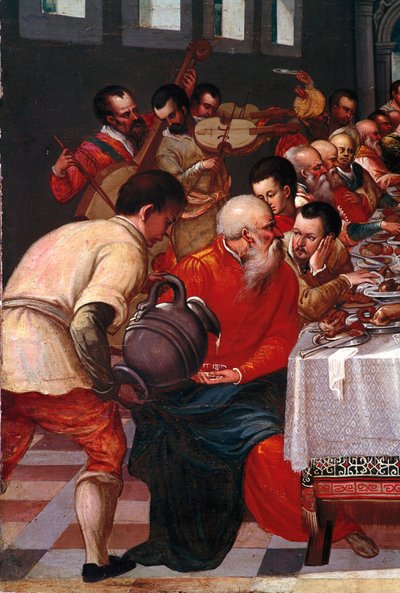 The Wedding of Cana (detail) by Italian School