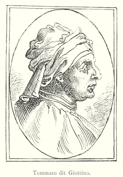Tommaso called Giottino (engraving) by Italian School