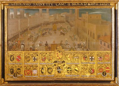 Tournament in the Piazza del Campo, Siena by Italian School