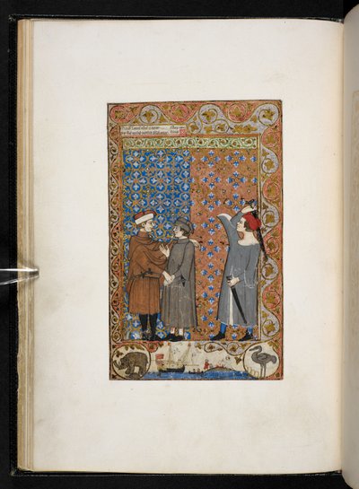 Treatise on the Vices and Virtues Add MS 27695 f.9v, c. 1330-40 by Italian School