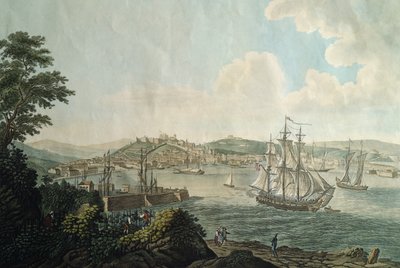 Trieste city and its free port, Italy by Italian School