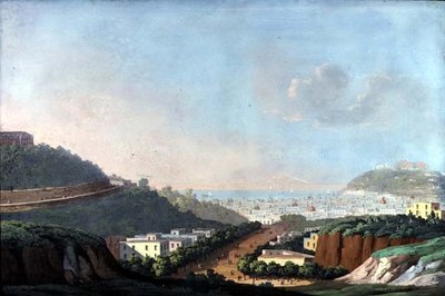 View of Naples from Capodimonte and the Gulf of Pozzouli by Italian School