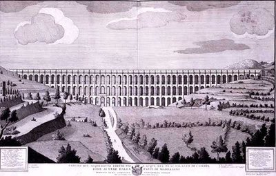 View of the Aqueduct carrying water to the Palazzo di Caserta from the Maddaloni by Italian School