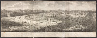View of the Prato della Valle in Padua by Italian School