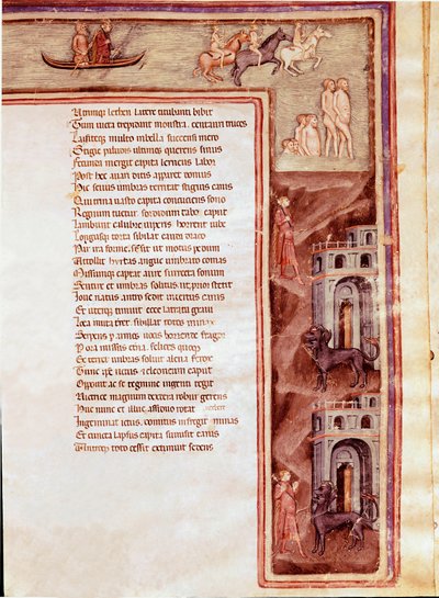 View of the Underworld, Characters and Monsters, Illustration for 