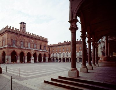 View of the Main Square (Piazza del Comune) by Italian School