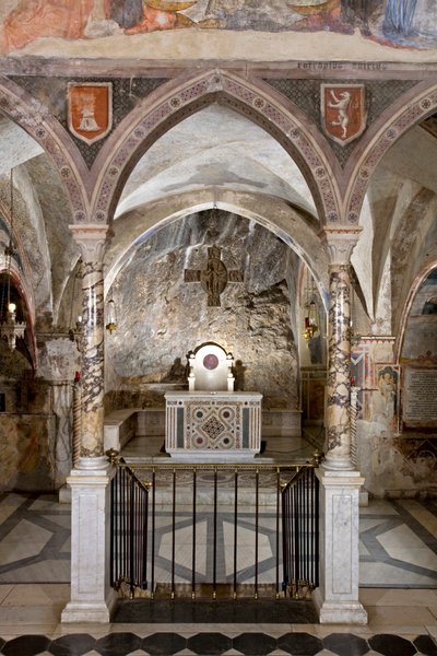 View of the Presbytery of the Upper Church with the Main Altar in Cosmatesque Style by Italian School