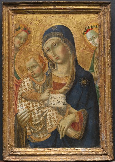 Virgin and Child Enthroned by Italian School