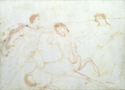 The Death of a Centaur, possibly Eurytus and Pirithous, Herculaneum by Italian School Italian School
