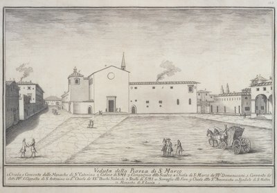 View of the Church of San Marco, Florence by Italian School Italian School