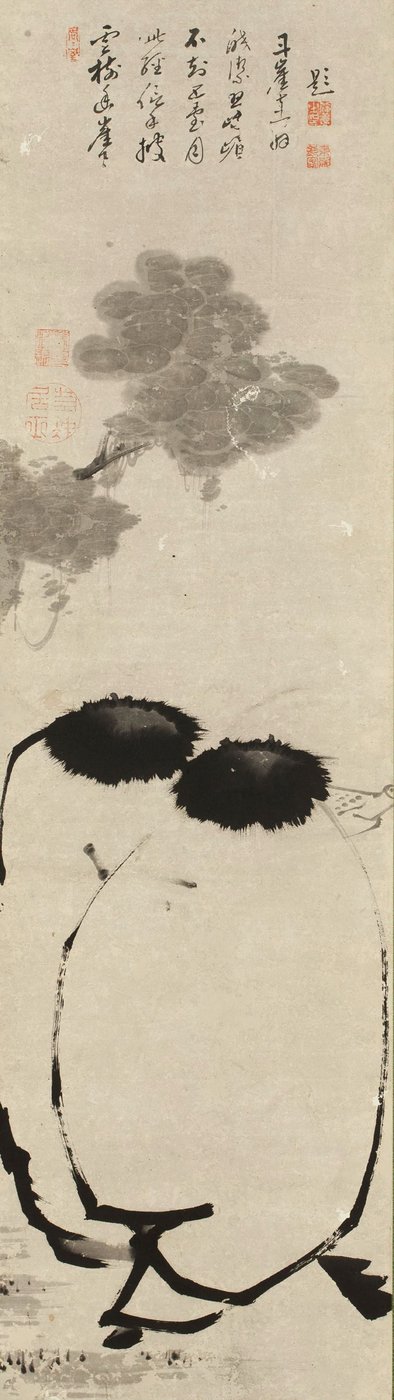 Hanshan and Shide, c. 1763 by Ito Jakuchu