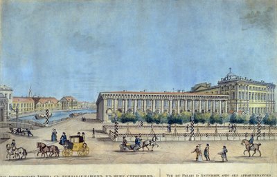 The Anichkov Palace in Saint Petersburg by Ivan Alekseevich Ivanov