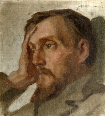Portrait of the Literary Critic and Philosopher Vissarion G. Belinsky by Ivan Alexandrovich Astafyev