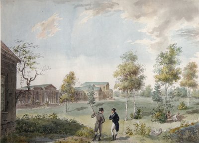 Main House of the Urban Estate of Count Alexei Kirillovich Razumovsky in Moscow, Early 1800s by Ivan Alexeyevich Ivanov