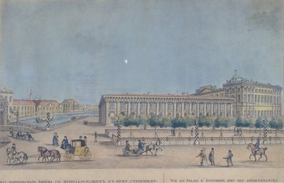 The Anichkov Palace in Saint Petersburg by Ivan Alexeyevich Ivanov