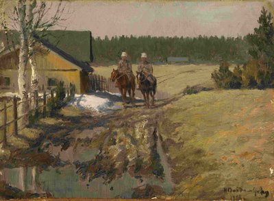 Cossacks on Horseback by Ivan Alexeyevich Vladimirov