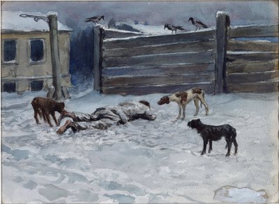 Died of Hunger by Vladimirov, Ivan Alexeyevich by Ivan Alexeyevich Vladimirov